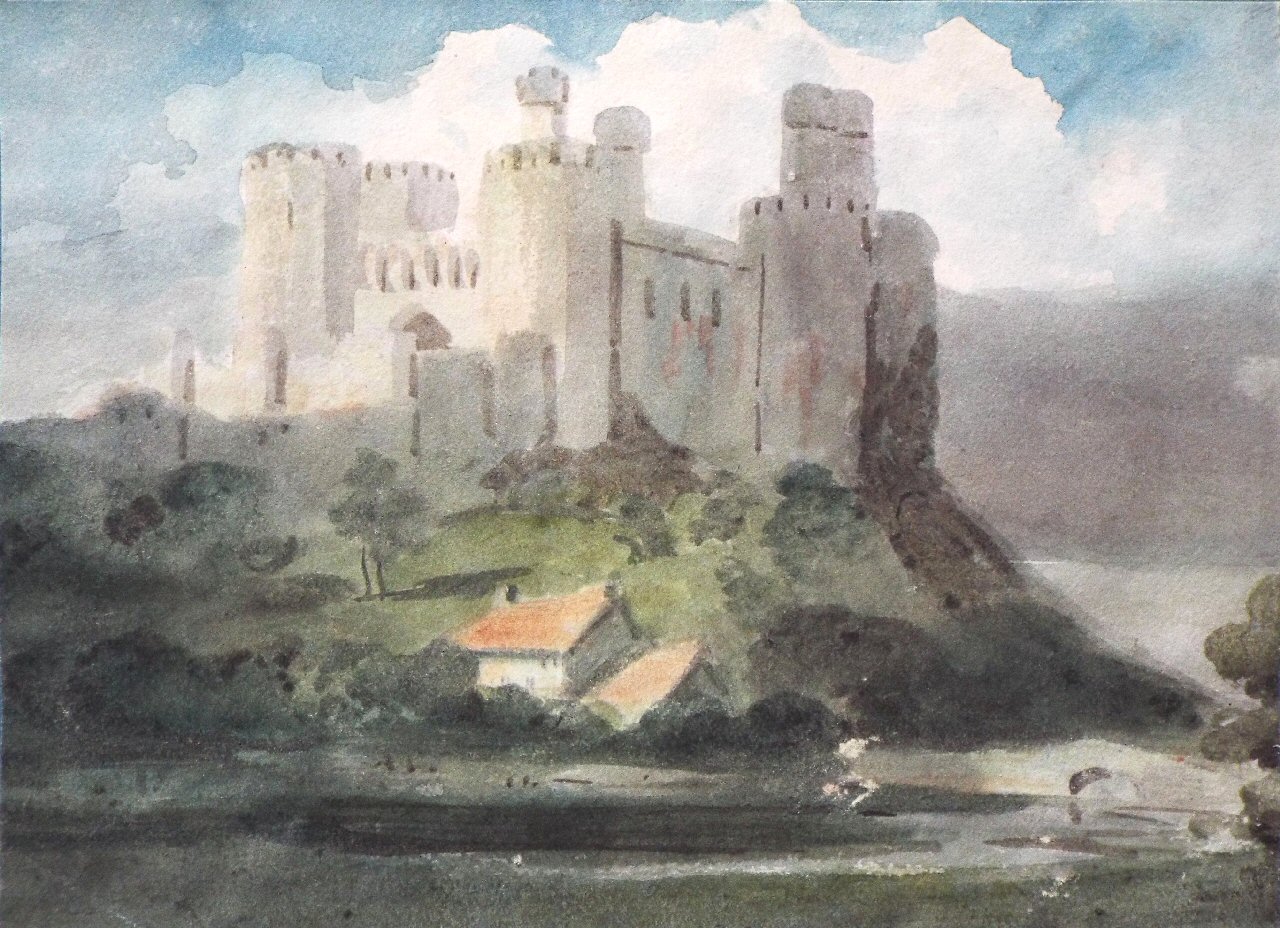 Watercolour - (Conway Castle)